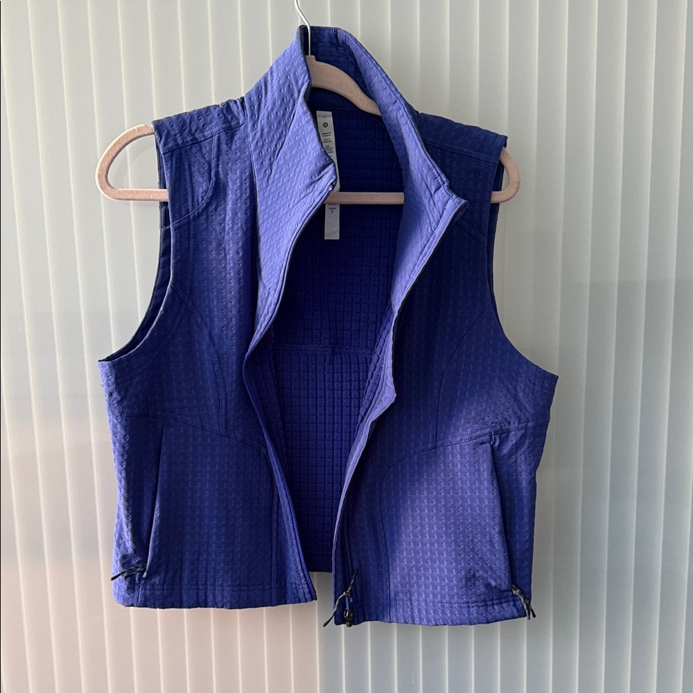 Lululemon Athletica Textured Blue Vest